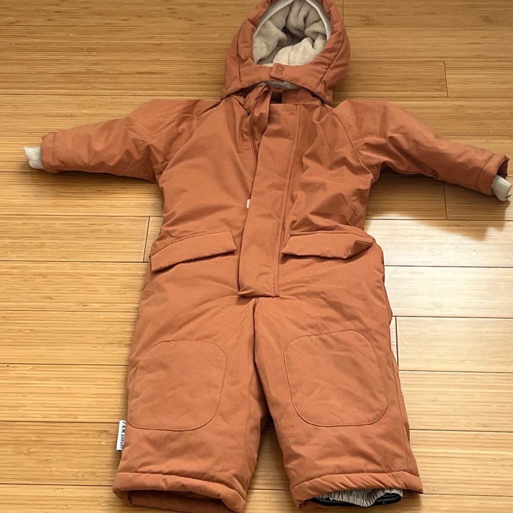 7 A.M. Enfant Baby Snow Suit 1–2T Winter One-Piece Snowsuit